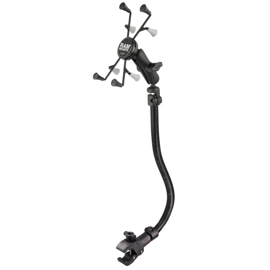 RAM® X-Grip® Wheelchair Leg Rail Mount for 7"-8" Tablets