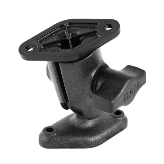 RAM® Composite Single Ball Mount with Diamond Plate