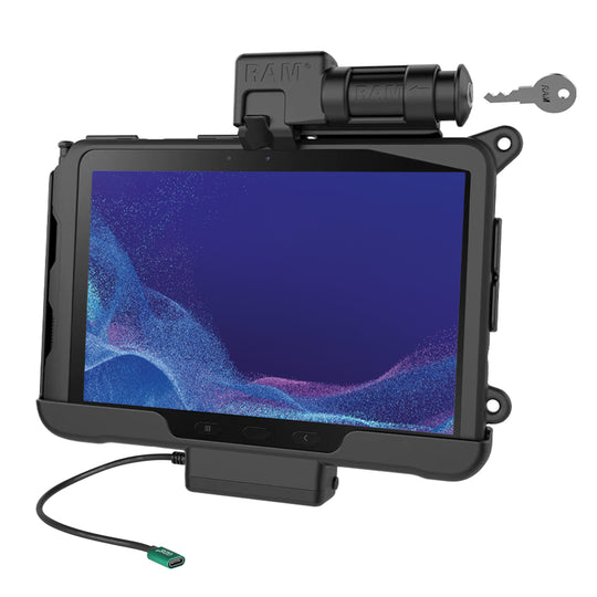 RAM® Key-Locking USB-C Powered Dock for Tab Active5 Pro & 4 Pro