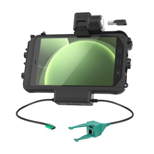 RAM® Thin-Dock™ Power + USB-A & RJ45 Data for Tab Active5 & 3